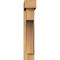 Ekena Millwork Westlake Block Rough Sawn Bracket w/ Offset Brace, Western Red Cedar, 6"W x 24"D x 32"H BKT0604X24X32WTL05RWR - alternate 4